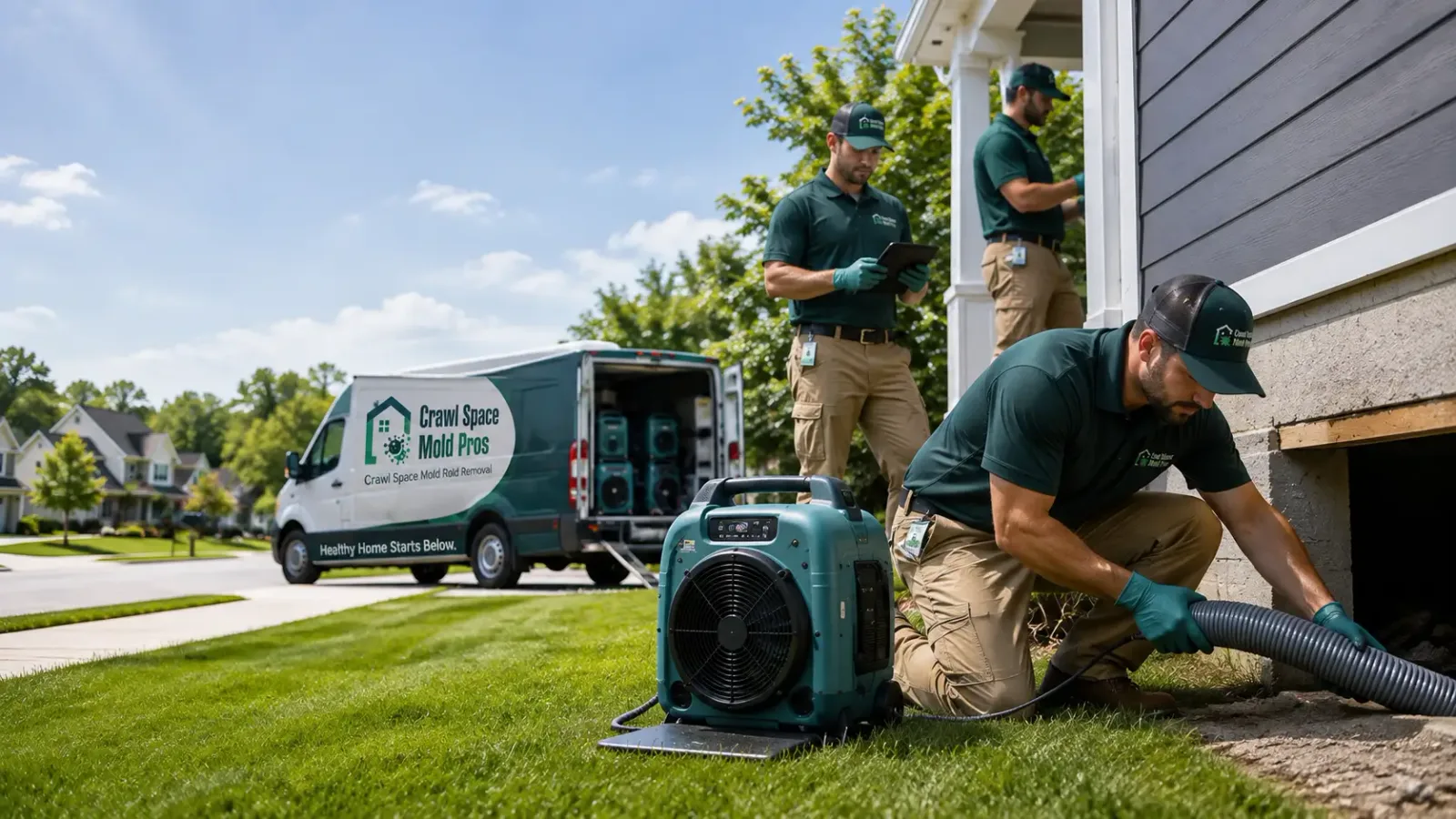 Crawl Space Mold Removal in Columbus Junction, IA